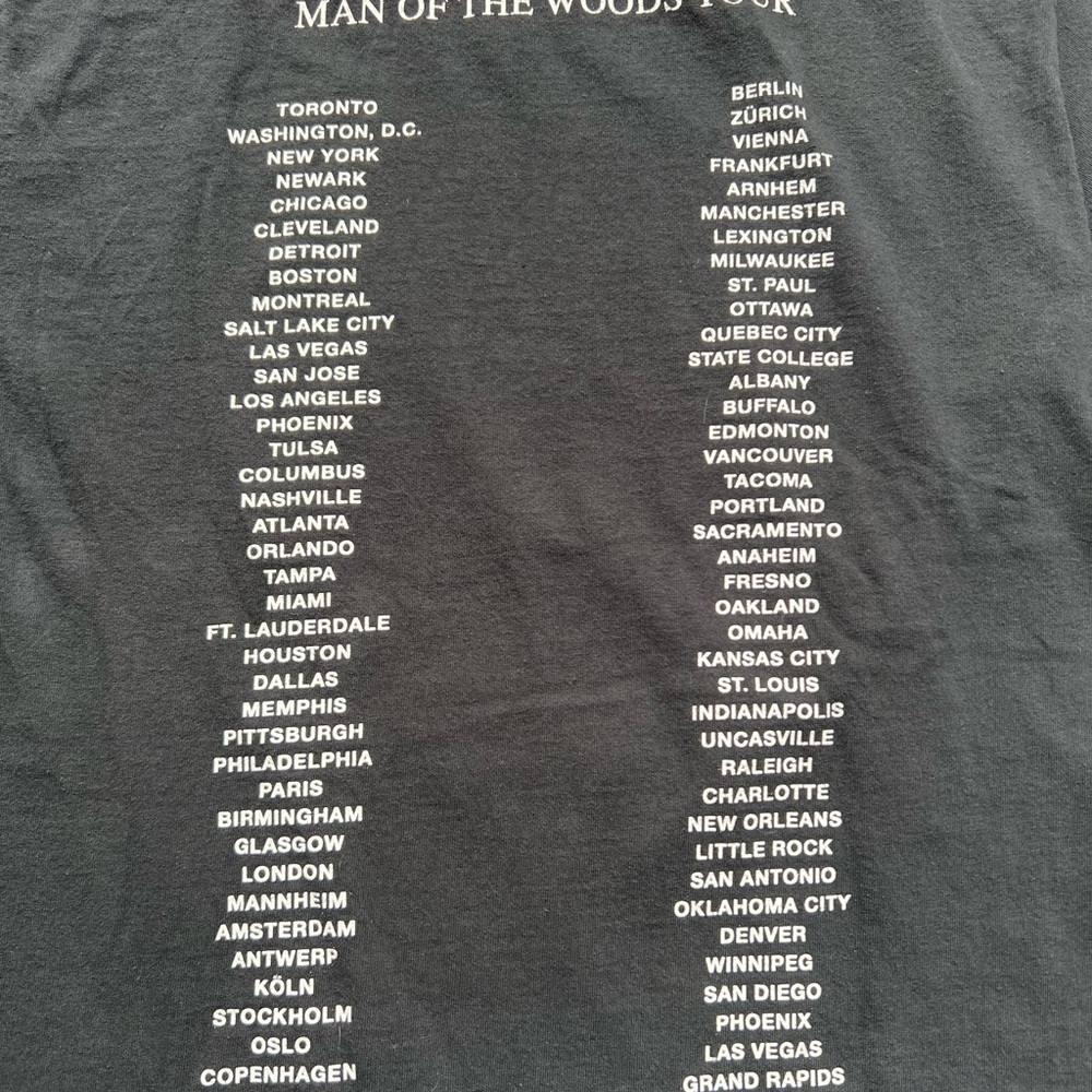 Black Graphic Tee - Justin Timberlake - Man of the Woods - Picture 7 of 10